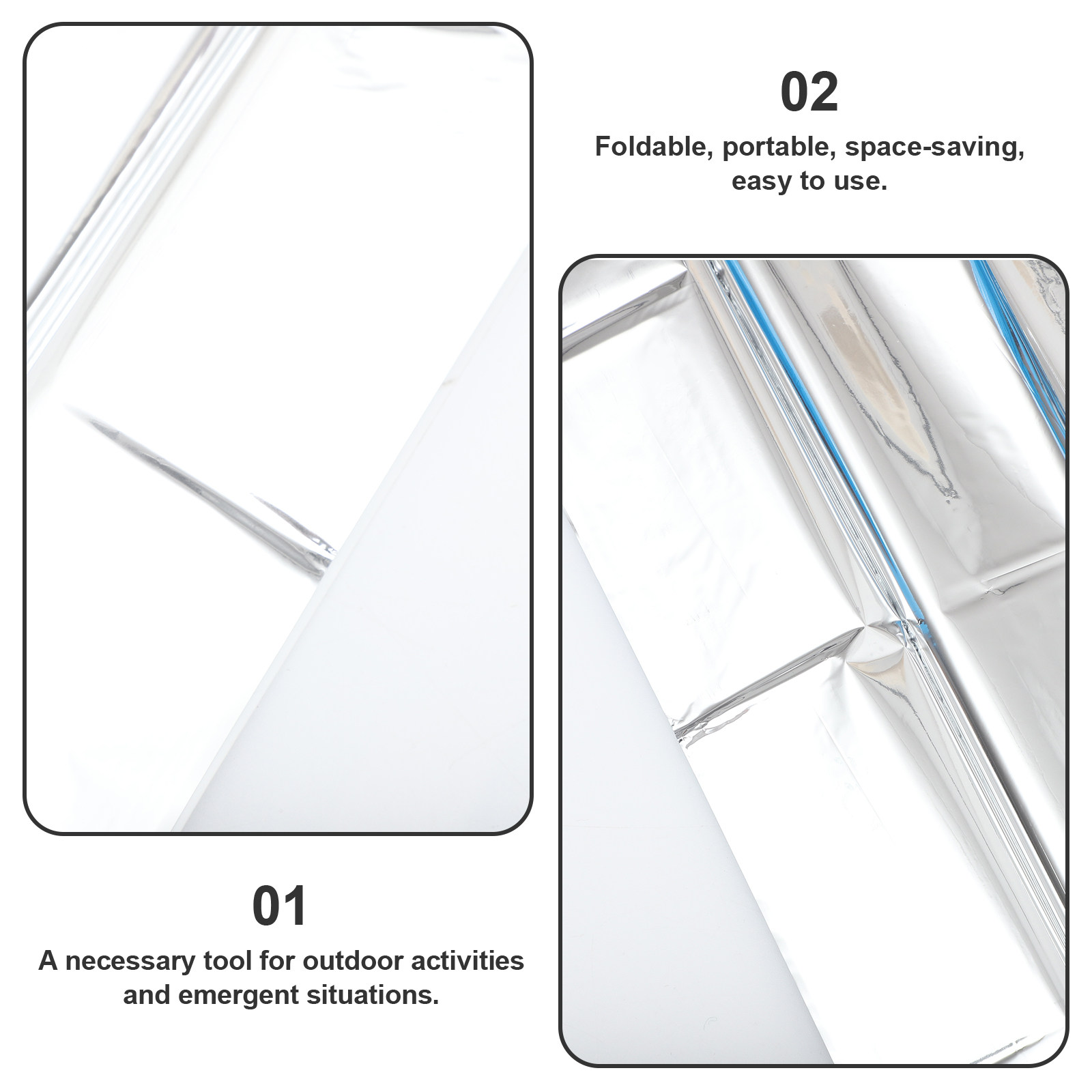 2 Stück Notfall-Überlebens-Wär – Survival Blanket Reflective Bewertung und Preis