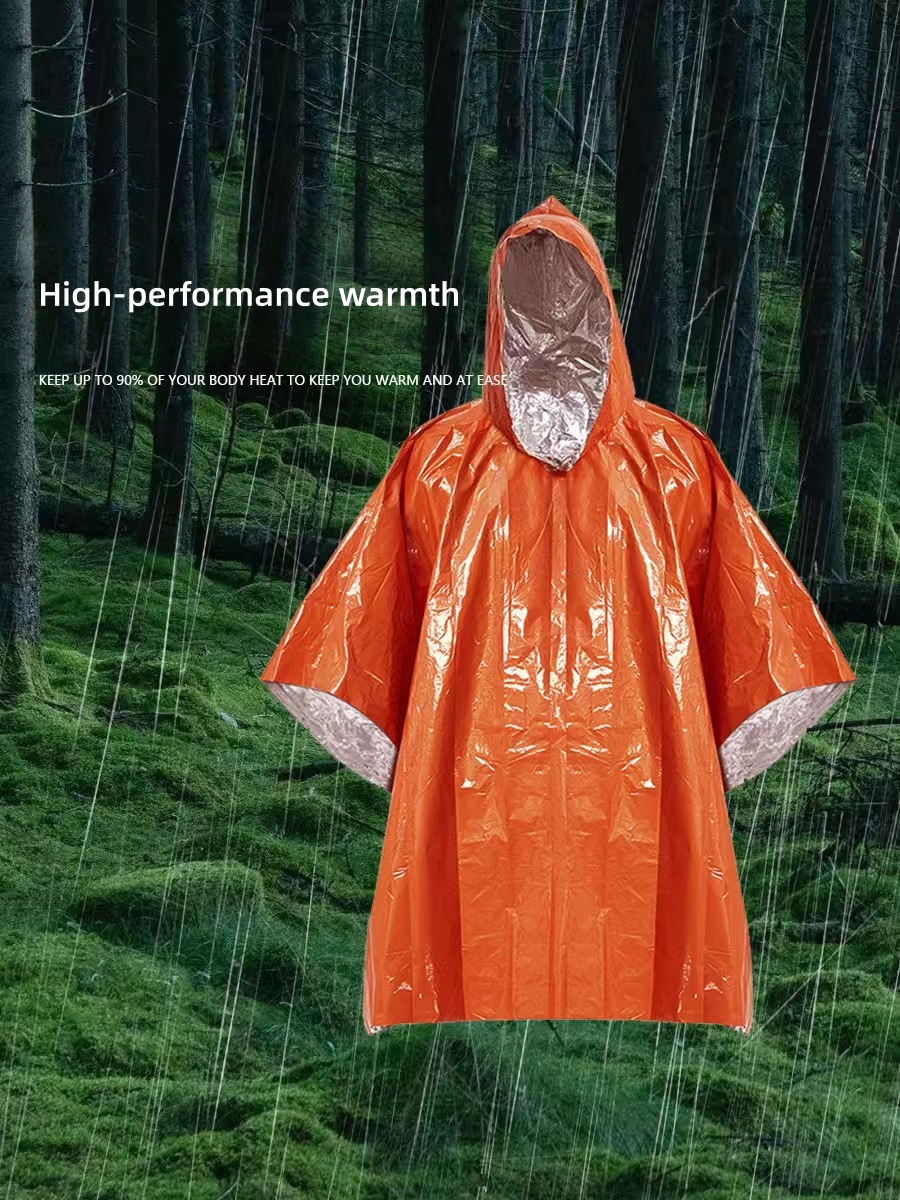 Tragbarer Notfall-Regenmantel  – Survival Blanket Reflective Bewertung und Preis