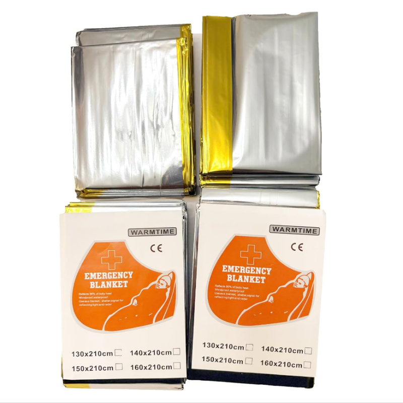 4er-Pack gold-silberne Mylar-N – Survival Blanket Reflective Bewertung und Preis