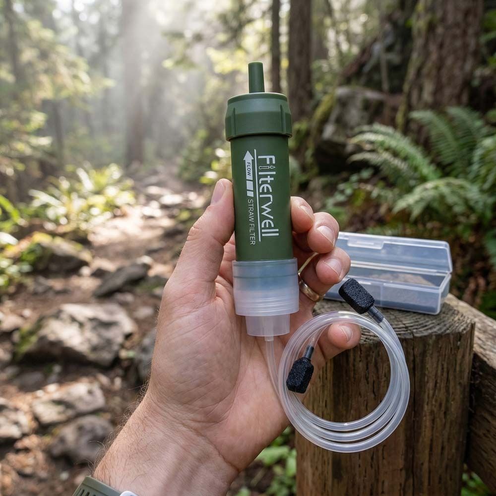 Mini-Wasserfilter-Strohhalm fü – Water Purification Straw Bewertung und Preis